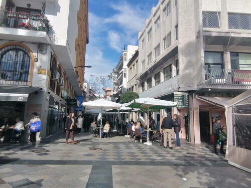 Entrance to the main street