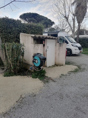 Manguera para llenar el agua