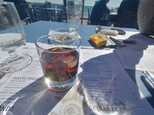 Orujo típico italiano