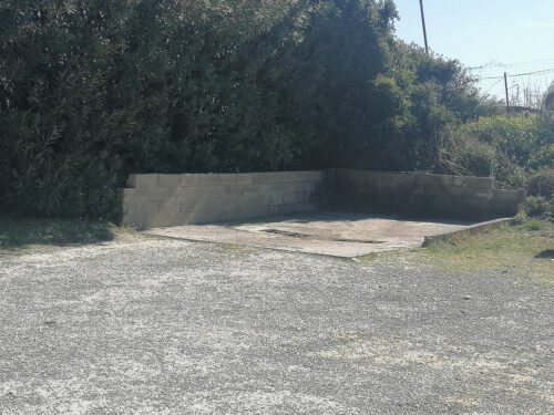 Zona para vaciar agua