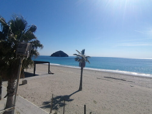 Playa frente al área 