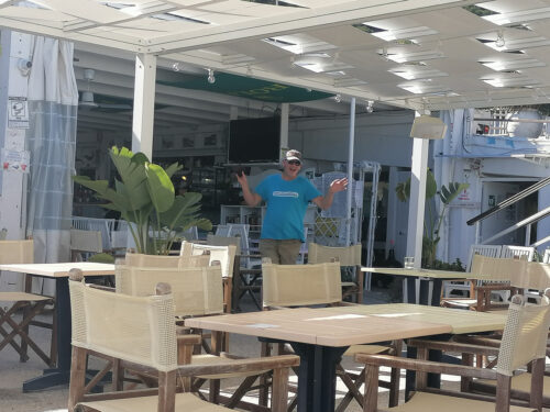 Ben después de pagar 