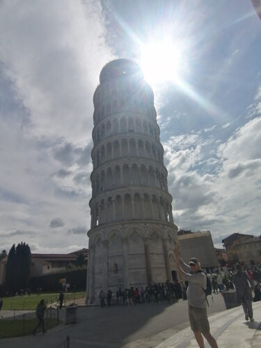 Ben aguantando la torre