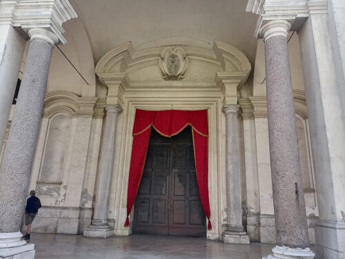 Entrance to the basilica