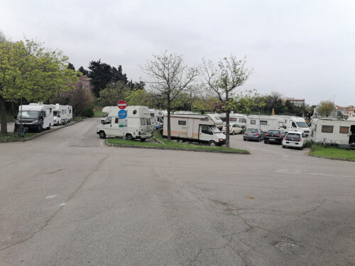 View of the parking