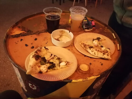 Craft beers and delicious pizzas