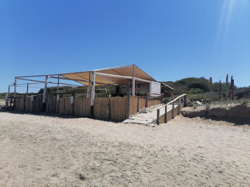 Beach bar not yet open