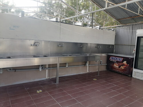 Dishwashing area