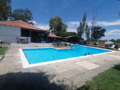 Vista de la piscina
