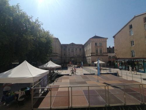 View of the square