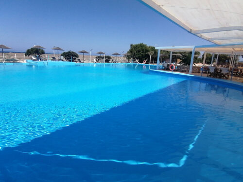 Vista de la piscina