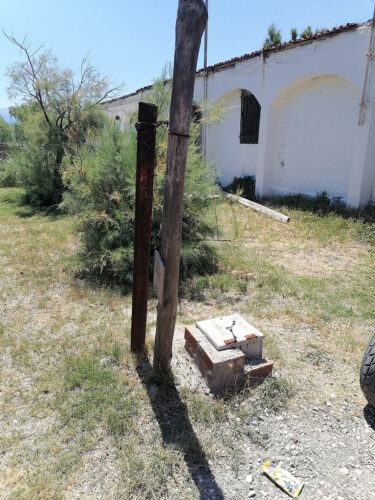 Para vaciar el baño químico