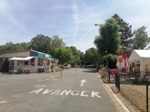 Campsite entrance