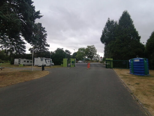 Campsite entrance
