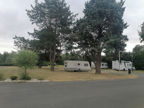 View of the pitches on the other side