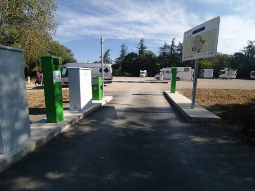 Entrance to the area