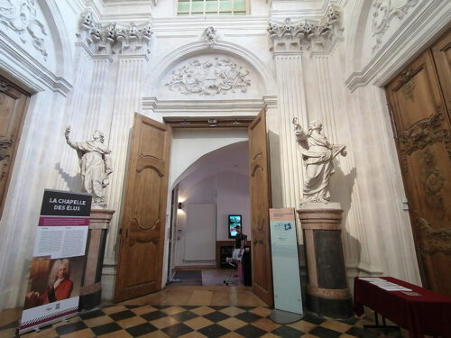 Entrance to the chapel