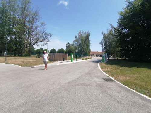 Camping-car entrance