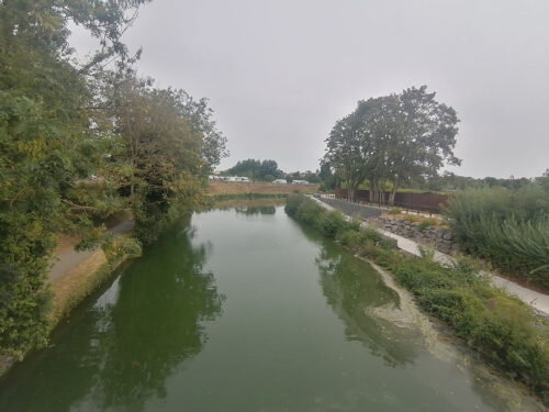 Canal next to the area