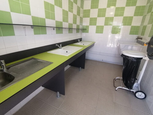 Zona para fregar los platos