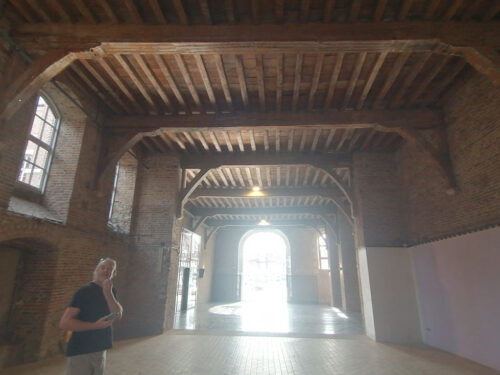 Dentro del campanario