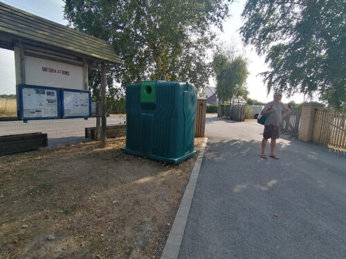 Para reciclar cristal