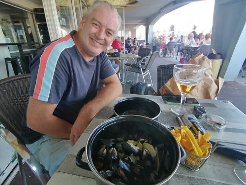 Mussels and fries