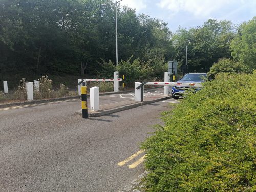 Entrance to the area