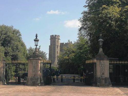 Entrance to the gardens