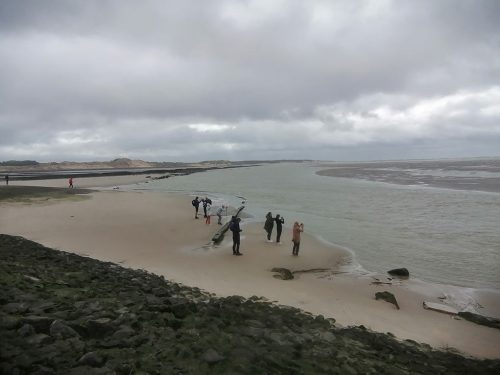 Vista de la playa
