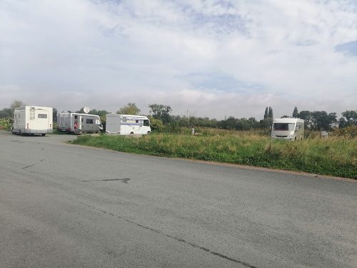View of the paved area