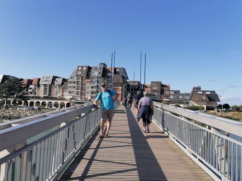 Cruzando el puente